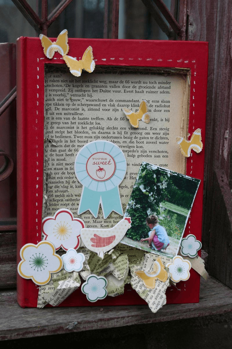 11 Manieren Om Oude Boeken Te Gebruiken Voor Scrapbooking. Hobbysalon
